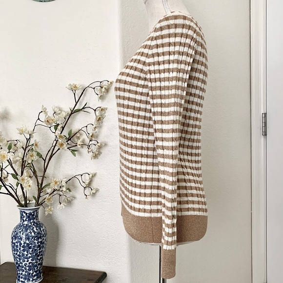 TALBOTS Pullover Striped Sweater - Picture 8 of 13